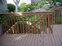 The deck and the stairs down